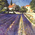 Philip Craig Famous Paintings - Lavender Fields